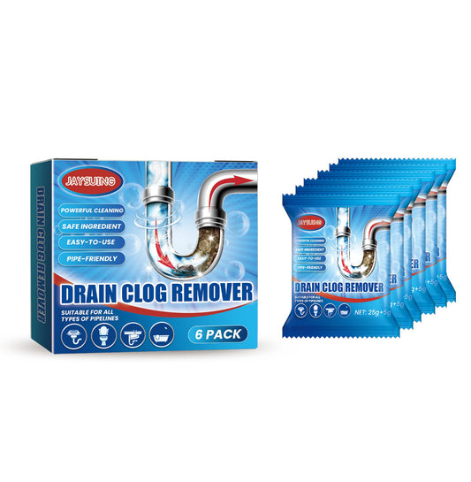 Drain Blockage Removal Powder Toilet, Kitchen, Drain Blockage, Dredging, Cleaning, Deodorant Powder-6pcs