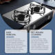 Gas Stove Cleaner, Gas Stove Multi-Functional Oil Cleaning Agent Stove Bright And Clean As New-120ml