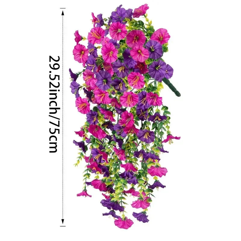 2pcs Artificial Hanging Flowers