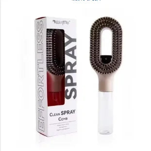 One-Click Spray Anti-Frizz Hair Brush